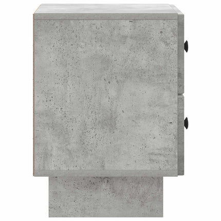 Natskab 2 stk. Betongrå 43 x 34,5 x 47,5 cm Konstrueret træ