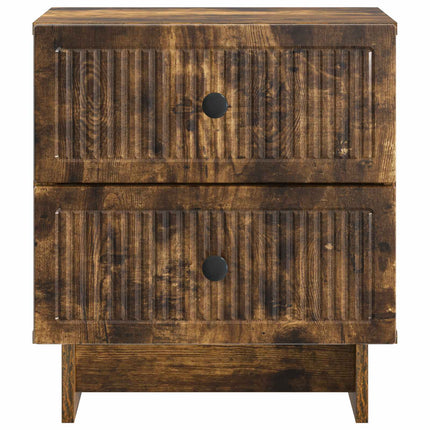 Natskab med skuffe Røget eg 43 x 34,5 x 47,5 cm Konstrueret træ