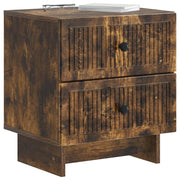 Natskab 2 pcs Røget eg 43 x 34,5 x 47,5 cm Konstrueret træ