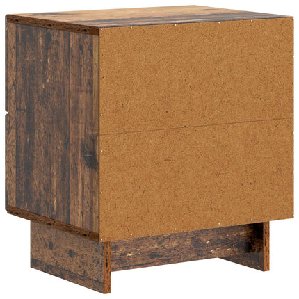 Natskab 2 stk. Gammelt træ 43 x 34,5 x 47,5 cm Konstrueret træ