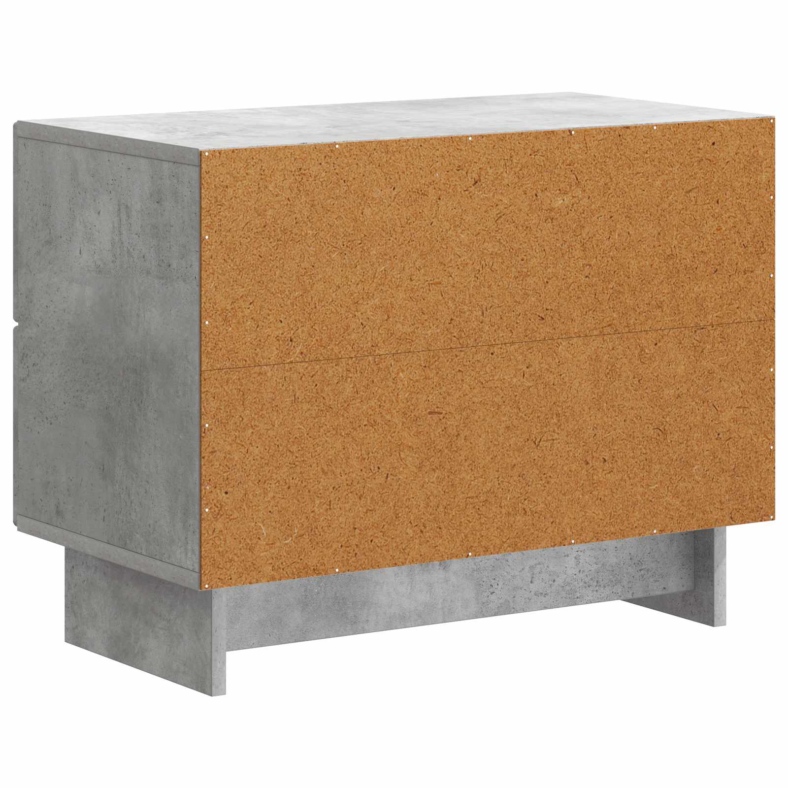 Natskab med skuffe Betongrå 62 x 34,5 x 47,5 cm Konstrueret træ