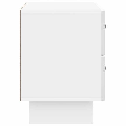 Natskab Hvid højglans 62 x 34,5 x 47,5 cm Konstrueret træ