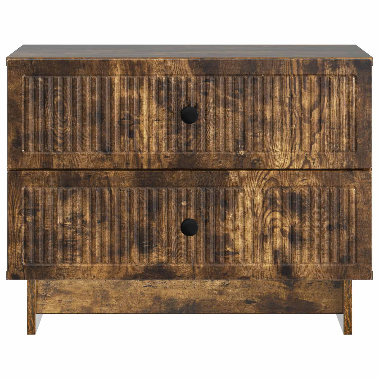 Natskab med skuffe Røget eg 62 x 34,5 x 47,5 cm Konstrueret træ