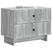 Natskab Grå sonoma-eg 62 x 34,5 x 47,5 cm Konstrueret træ