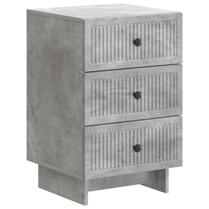 Natskab med skuffe Betongrå 43 x 41 x 66,5 cm Konstrueret træ