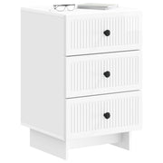 Natskab Hvid højglans 43 x 41 x 66,5 cm Konstrueret træ