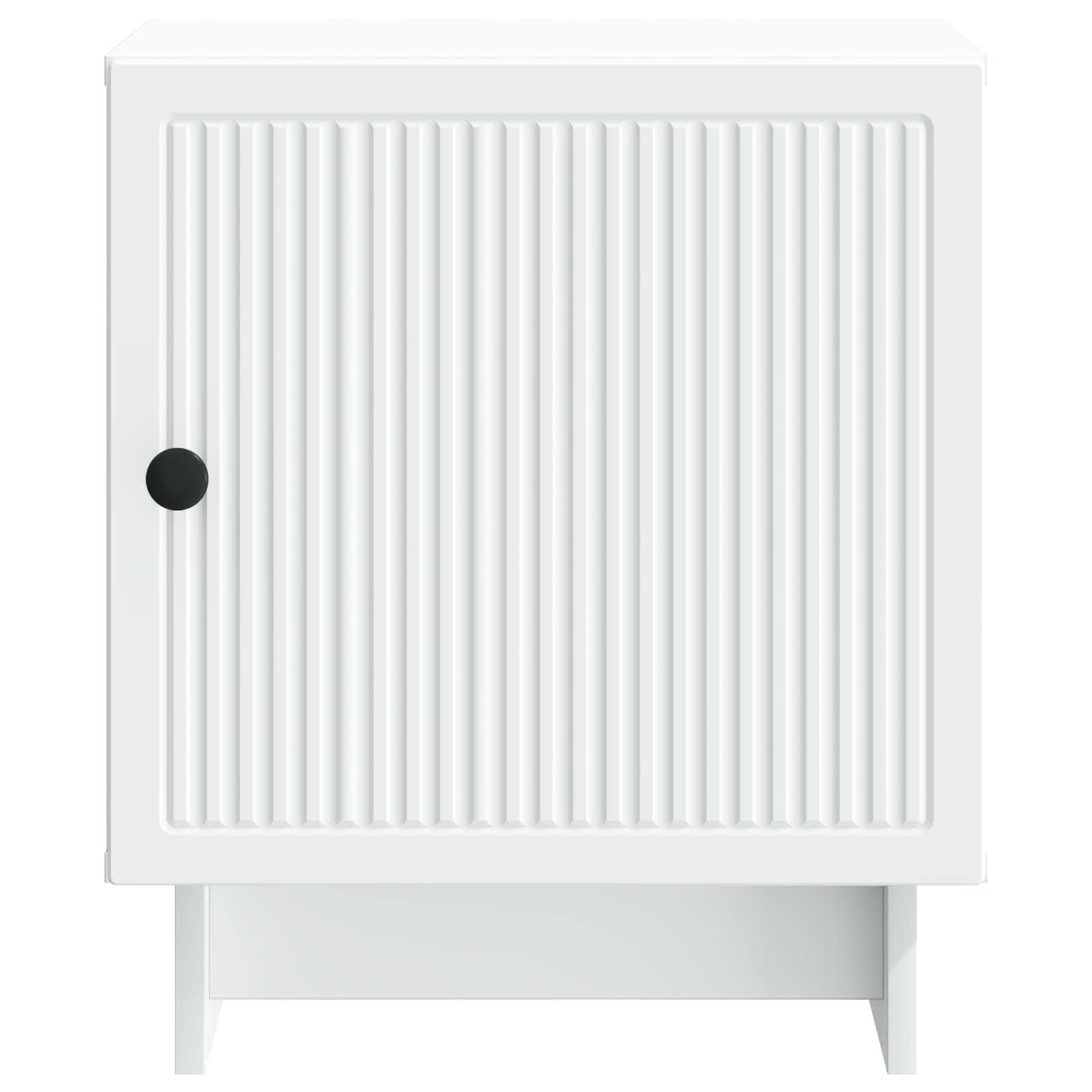 Natskab 2 pcs Hvid 43 x 34,5 x 50 cm Konstrueret træ