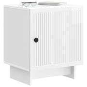 Natskab Hvid højglans 43 x 34,5 x 50 cm Konstrueret træ