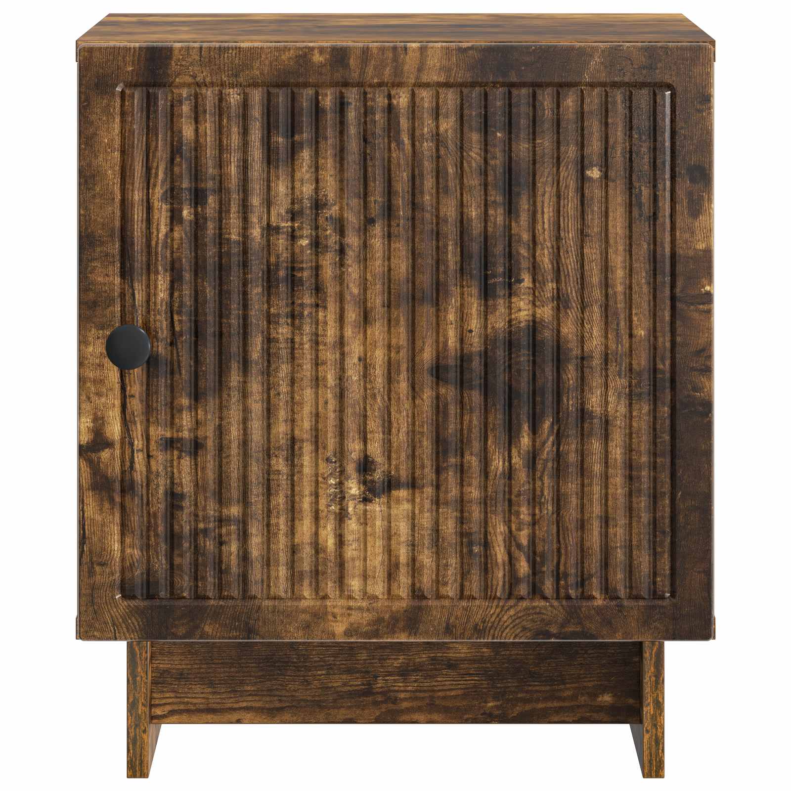 Natskab 2 pcs Røget eg 43 x 34,5 x 50 cm Konstrueret træ