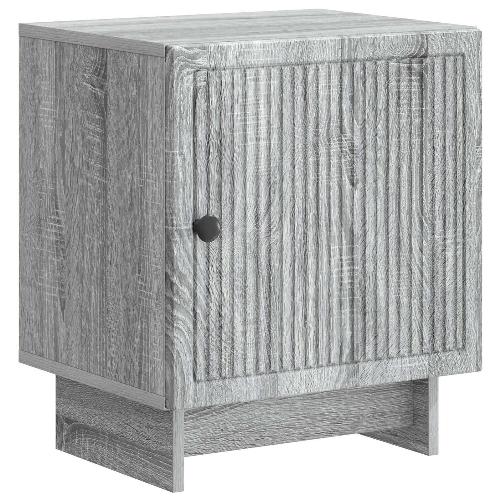 Natskab 2 pcs Grå sonoma-eg 43 x 34,5 x 50 cm Konstrueret træ