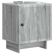 Natskab 2 pcs Grå sonoma-eg 43 x 34,5 x 50 cm Konstrueret træ