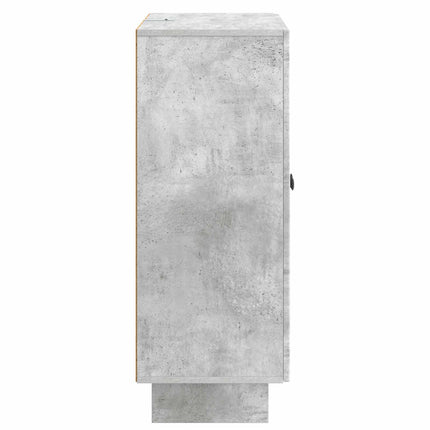 Sideboard Betongrå 66 x 34,5 x 90 cm Konstrueret træ