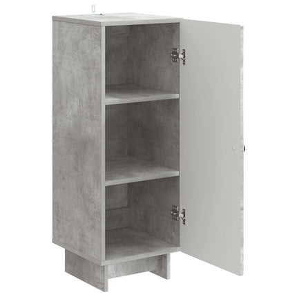 Sideboard Betongrå 33 x 34,5 x 90 cm Konstrueret træ