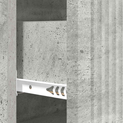 Skuffeskab 66 x 34,5 x 90 cm Konstrueret træ Betongrå