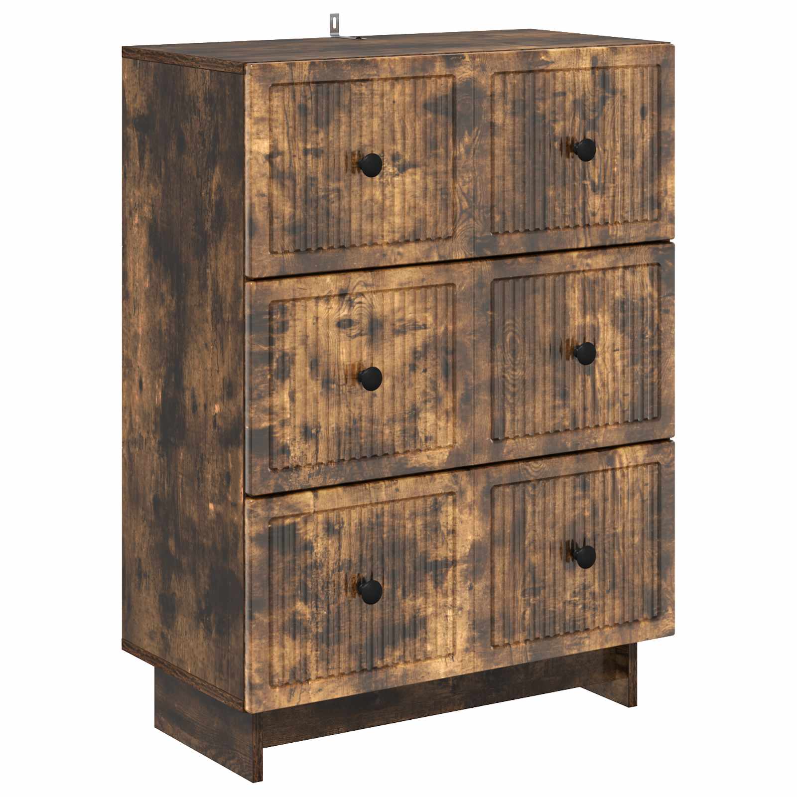 Skuffeskab Røget eg 66 x 34,5 x 90 cm Konstrueret træ