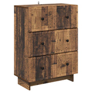 Skuffeskab Gammelt træ 66 x 34,5 x 90 cm Konstrueret træ