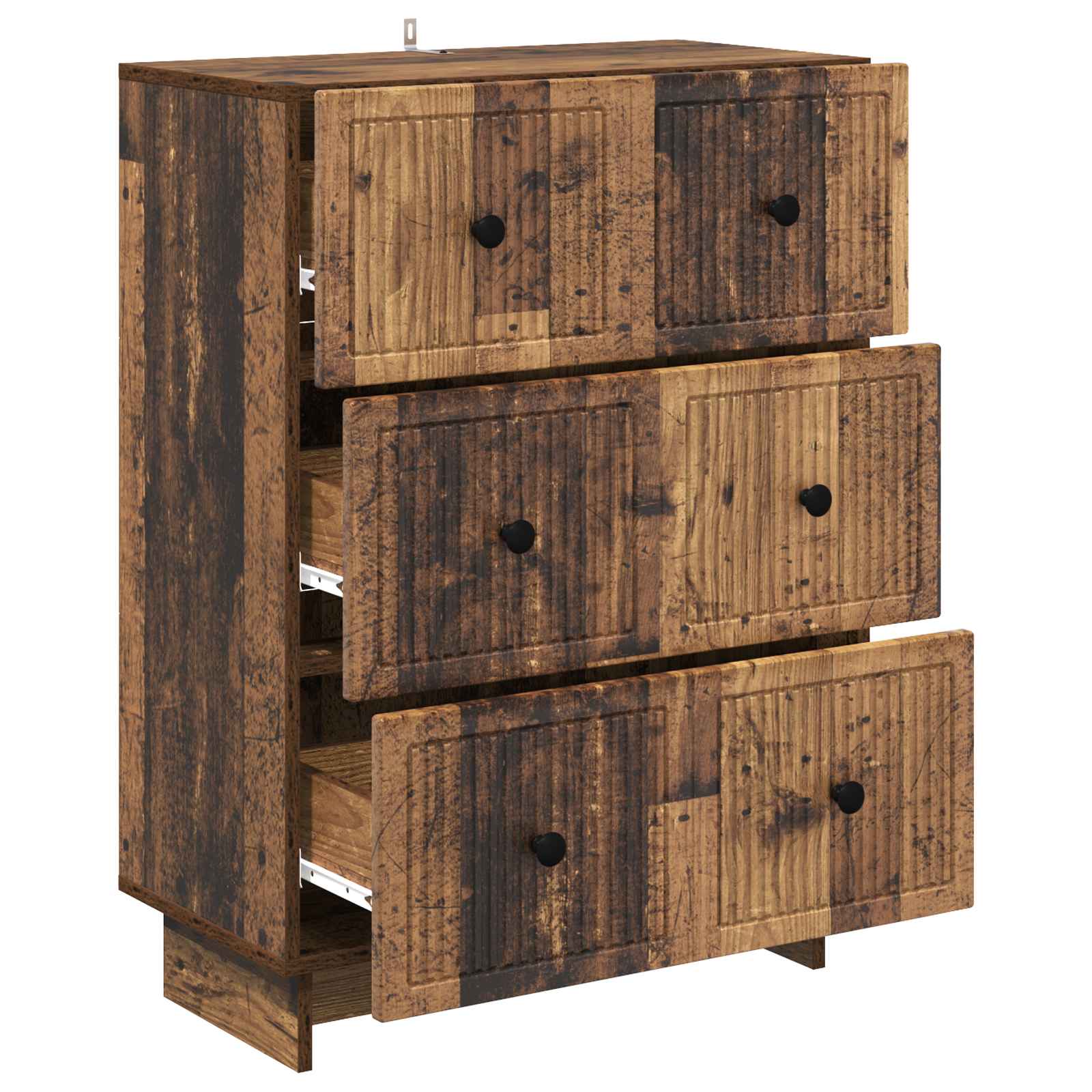 Skuffeskab Gammelt træ 66 x 34,5 x 90 cm Konstrueret træ