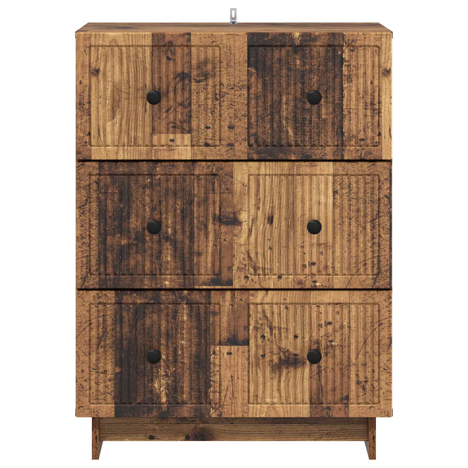 Skuffeskab Gammelt træ 66 x 34,5 x 90 cm Konstrueret træ