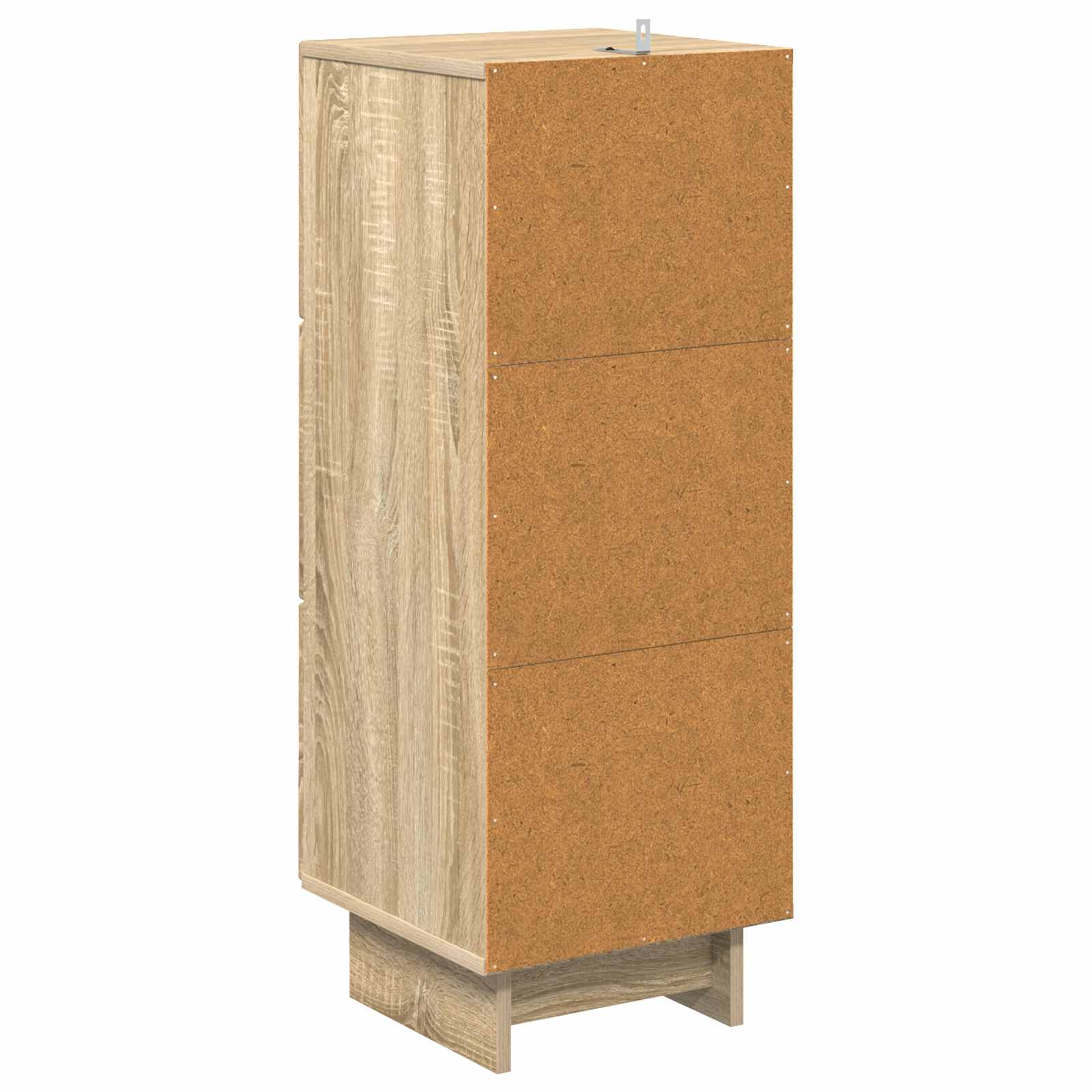 Skuffeskab Sonoma-eg 33 x 34,5 x 90 cm Konstrueret træ
