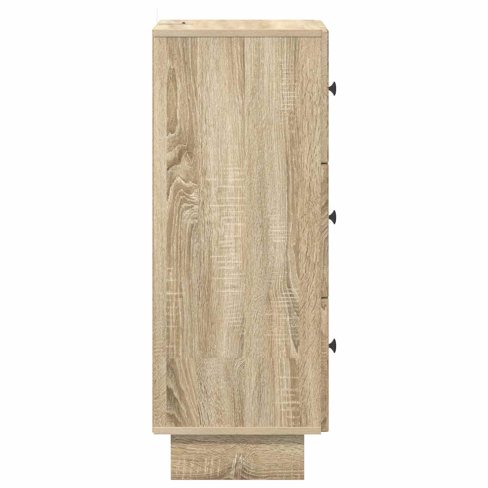 Skuffeskab Sonoma-eg 33 x 34,5 x 90 cm Konstrueret træ