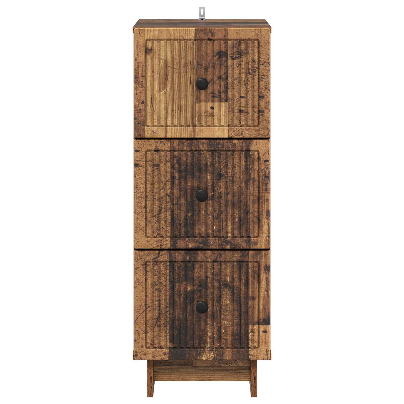 Skuffeskab Gammelt træ 33 x 34,5 x 90 cm Konstrueret træ