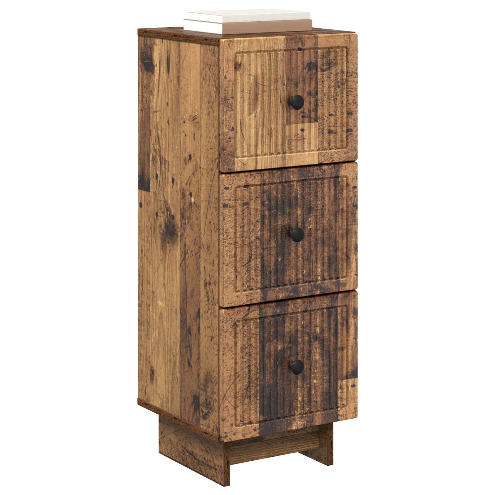 Skuffeskab Gammelt træ 33 x 34,5 x 90 cm Konstrueret træ
