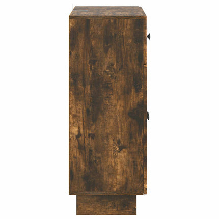 Sideboard Røget eg 66 x 34,5 x 90 cm Konstrueret træ