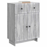 Sideboard Grå sonoma-eg 66 x 34,5 x 90 cm Konstrueret træ