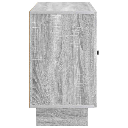 Sideboard Grå sonoma-eg 89 x 34,5 x 60 cm Konstrueret træ
