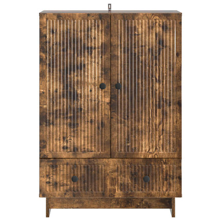 Sideboard Røget Eg 66 x 34,5 x 95 cm Konstrueret træ