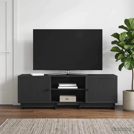 TV-skab 150 x 31 x 50 cm Sort Konstrueret træ