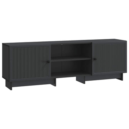 TV-skab 150 x 31 x 50 cm Sort Konstrueret træ
