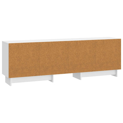 TV-skab 150 x 31 x 50 cm Hvid højglans Konstrueret træ