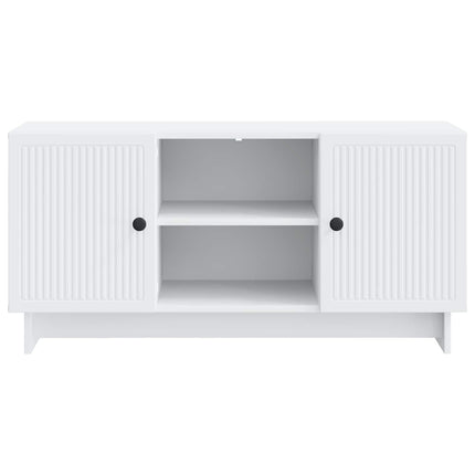 TV-skab 102 x 34,5 x 50 cm Hvid Konstrueret træ