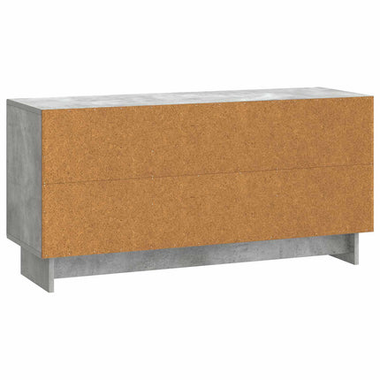 TV-skab 102 x 34,5 x 50 cm Betongrå Konstrueret træ