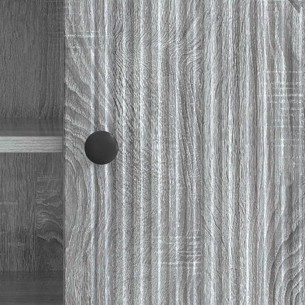 TV-skab 102 x 34,5 x 50 cm Grå Sonoma Konstrueret træ