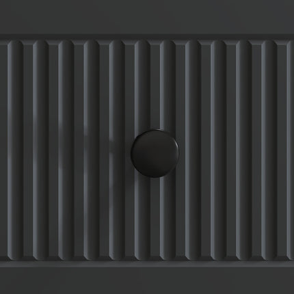 TV-skab 147 x 34,5 x 30 cm Sort Konstrueret træ