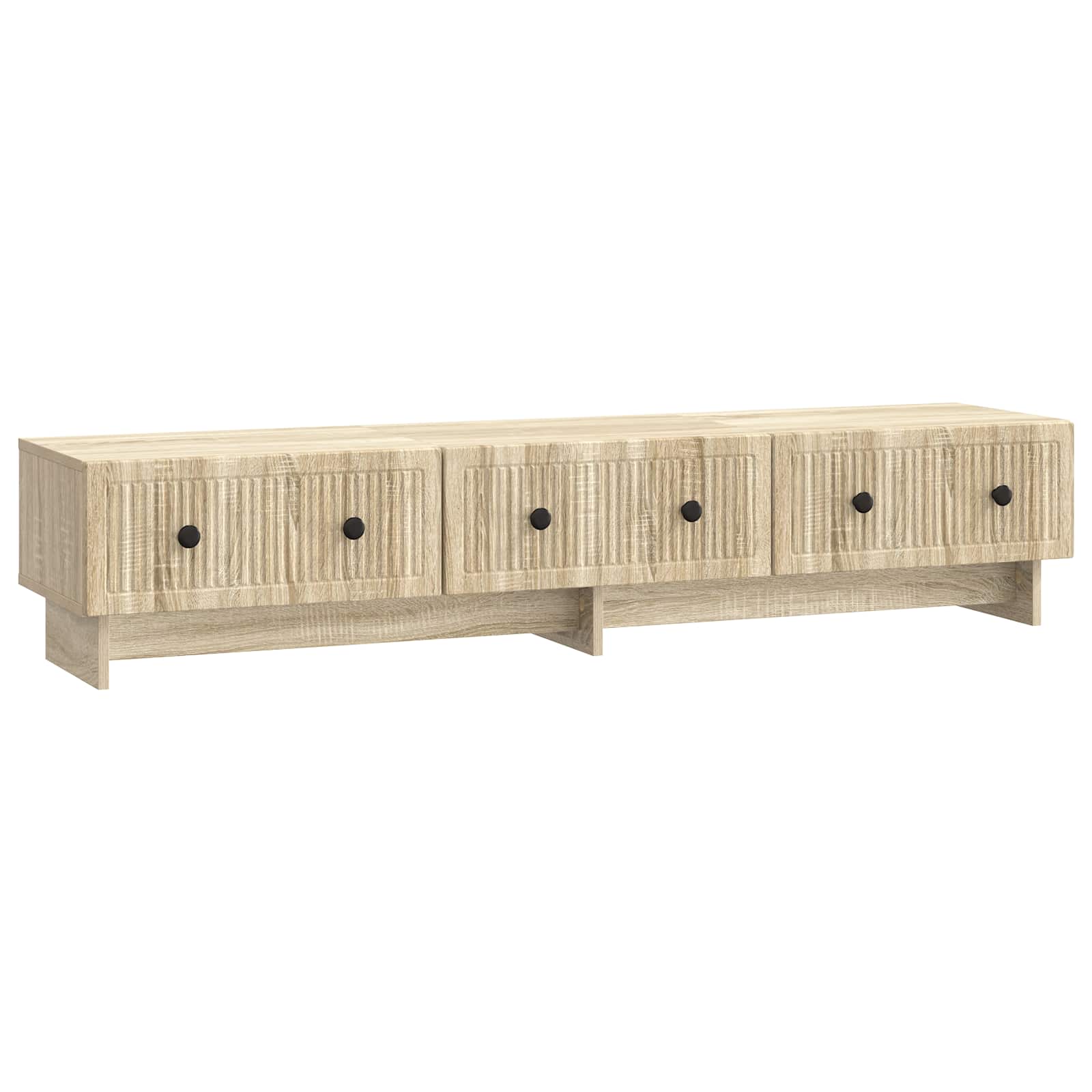 TV-skab med skuffe Sonoma-eg 147 x 34,5 x 30 cm Konstrueret træ