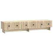 TV-skab med skuffe Sonoma-eg 147 x 34,5 x 30 cm Konstrueret træ