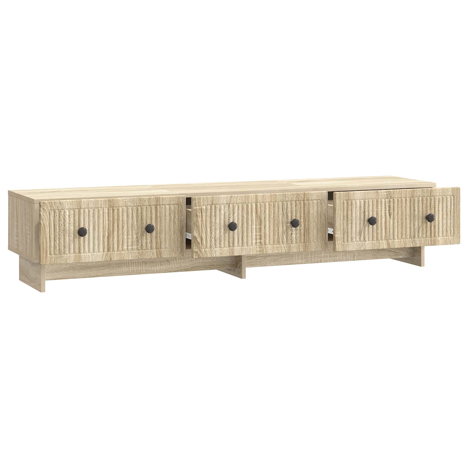 TV-skab med skuffe Sonoma-eg 147 x 34,5 x 30 cm Konstrueret træ