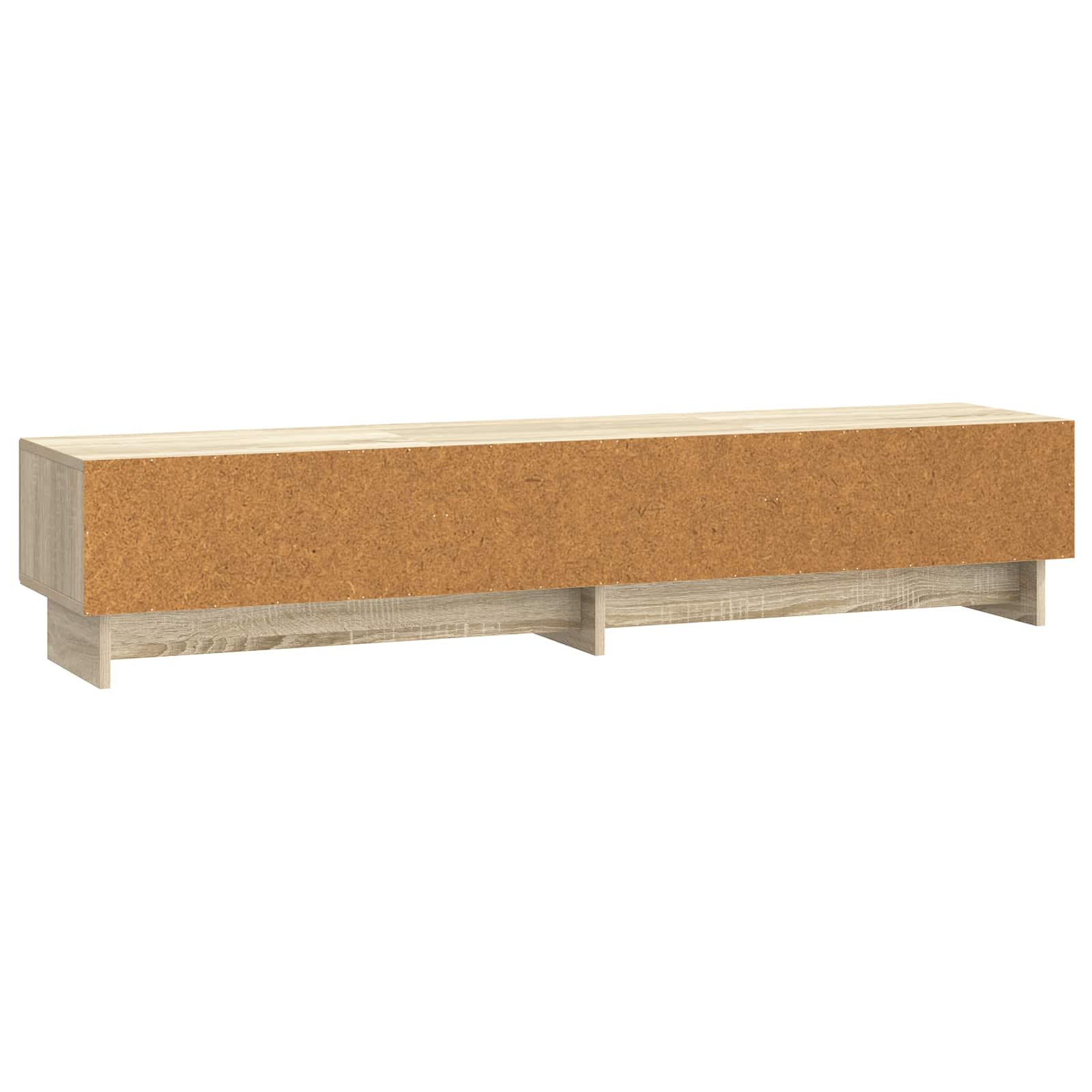 TV-skab med skuffe Sonoma-eg 147 x 34,5 x 30 cm Konstrueret træ