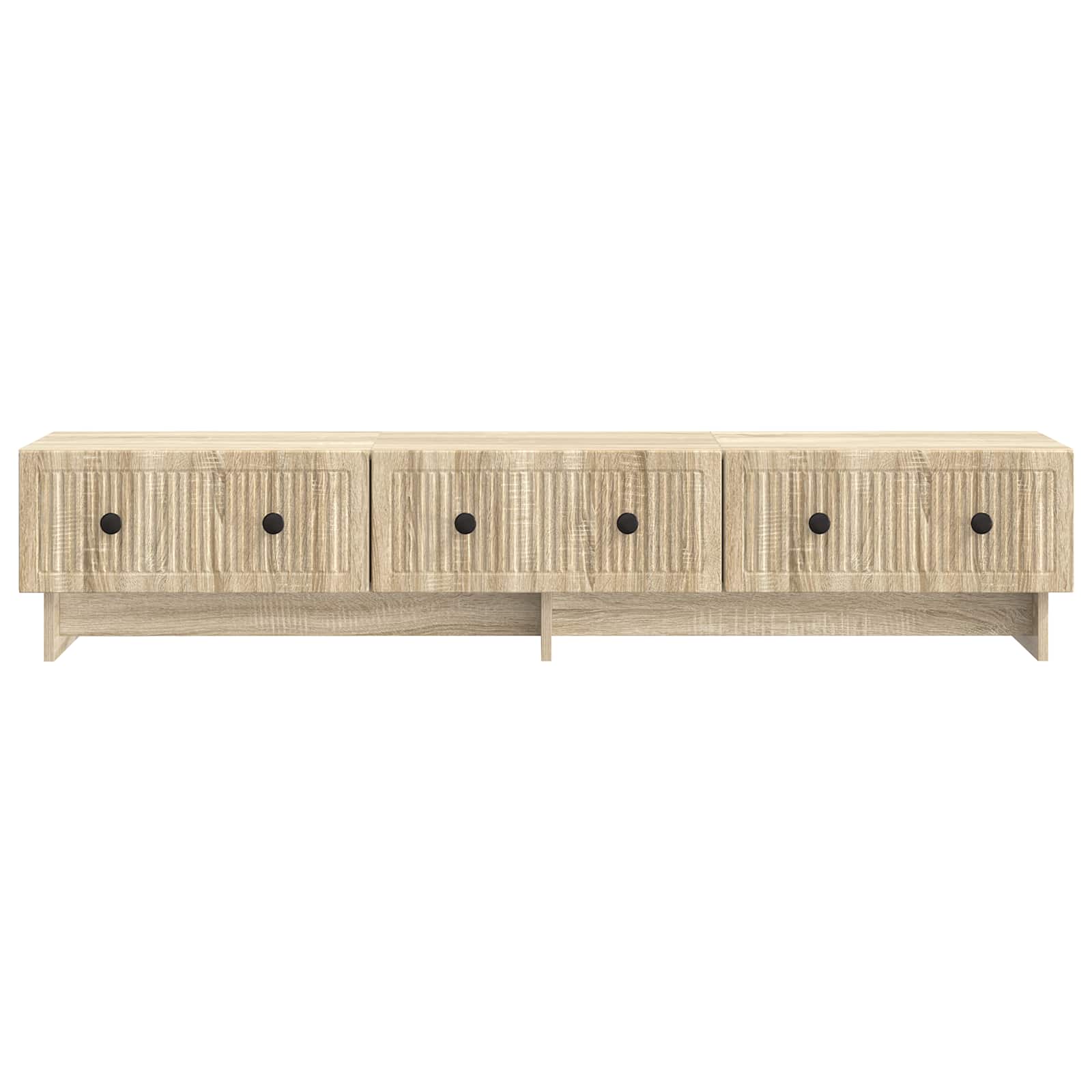 TV-skab med skuffe Sonoma-eg 147 x 34,5 x 30 cm Konstrueret træ