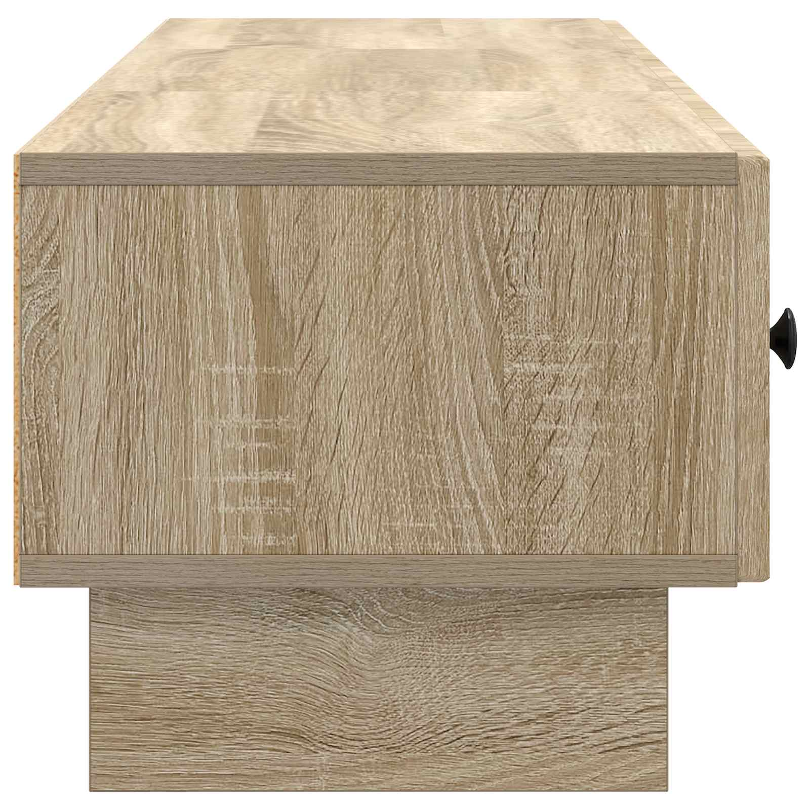 TV-skab med skuffe Sonoma-eg 147 x 34,5 x 30 cm Konstrueret træ