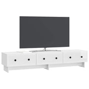 TV-skab Hvid højglans 147 x 34,5 x 30 cm Konstrueret træ