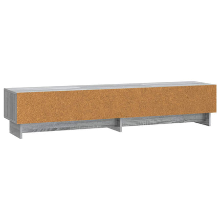 TV-skab 147 x 34,5 x 30 cm Grå sonoma-eg Konstrueret træ