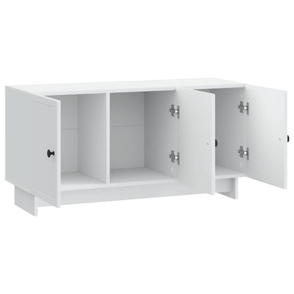 TV-skab Hvid 99 x 34,5 x 50 cm Konstrueret træ