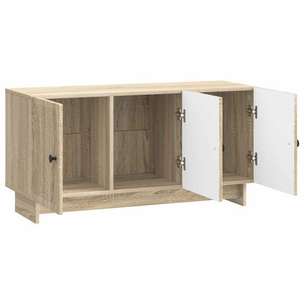 TV-skab 99 x 34,5 x 50 cm Sonoma-eg Konstrueret træ