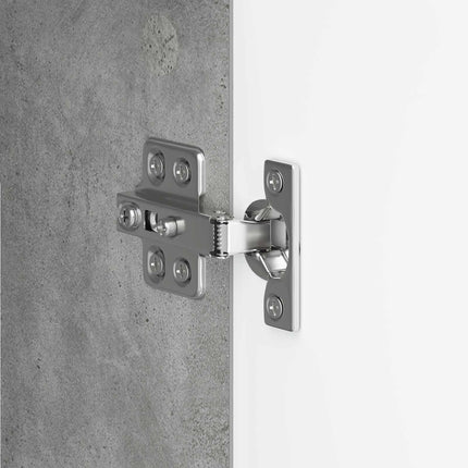 TV-skab 99 x 34,5 x 50 cm Betongrå Konstrueret træ