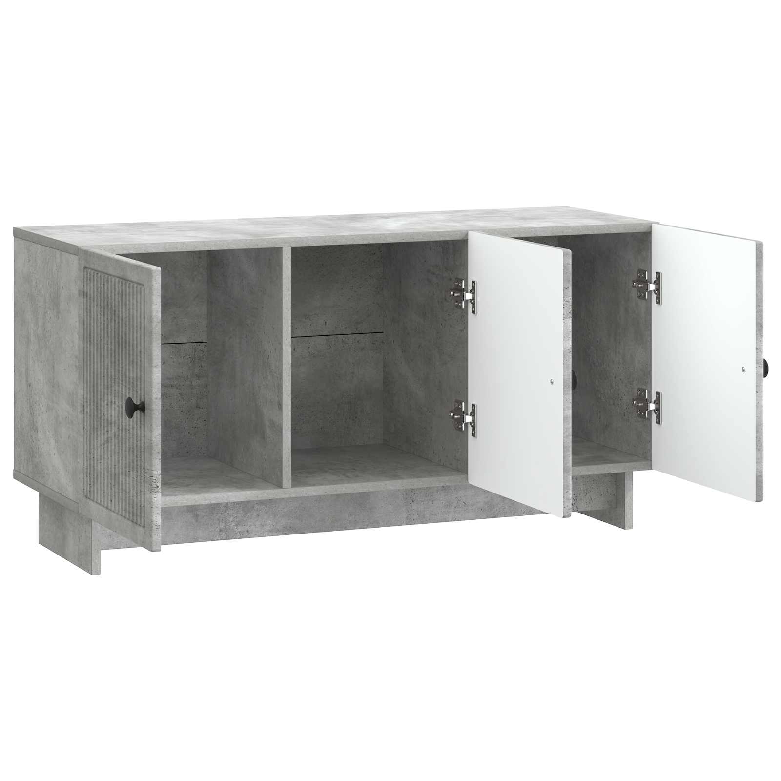 TV-skab Betongrå 99 x 34,5 x 50 cm Konstrueret træ
