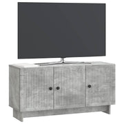 TV-skab Betongrå 99 x 34,5 x 50 cm Konstrueret træ